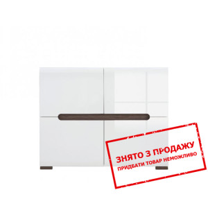 Тумба Ацтека REG4D/8/11 BRW (БРВ) 4-дверна Білий/білий глянець