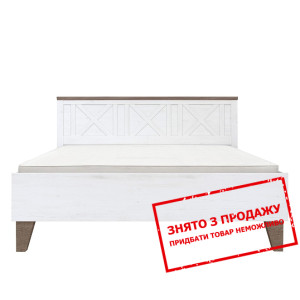 Ліжко (з ламелями) Тіна LOZ180 BRW (БРВ) двоспальн...