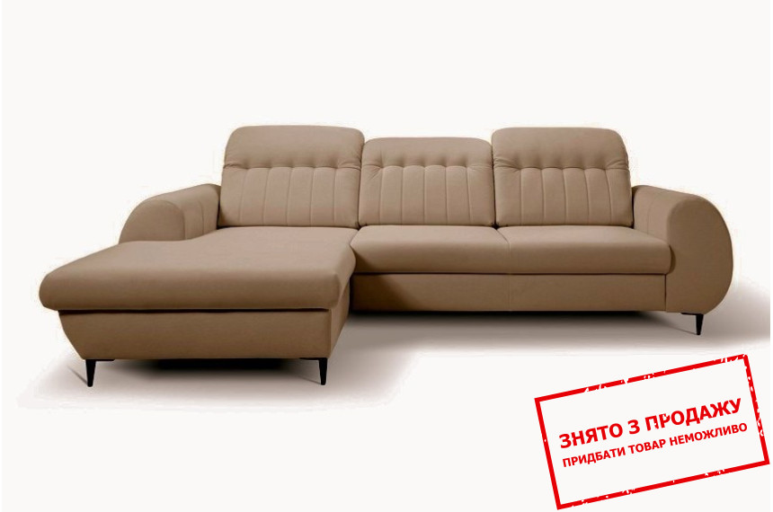 Диван кутовий розкладний BIANCO Lech Ottawa 6 лівий на ніжках Perfect Home Польща Готовий до відправки