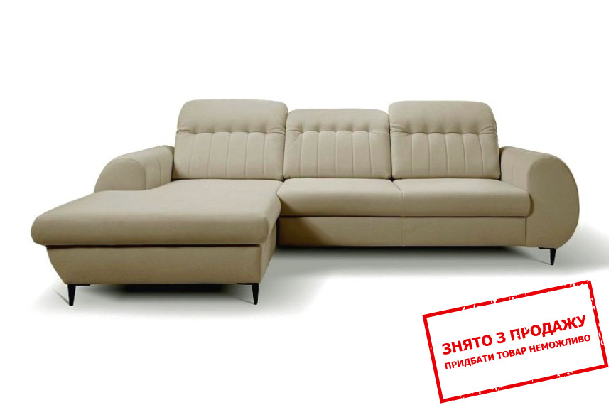 Диван кутовий розкладний BIANCO Lech Ottawa 8 лівий на ніжках Perfect Home Польща Готовий до відправки
