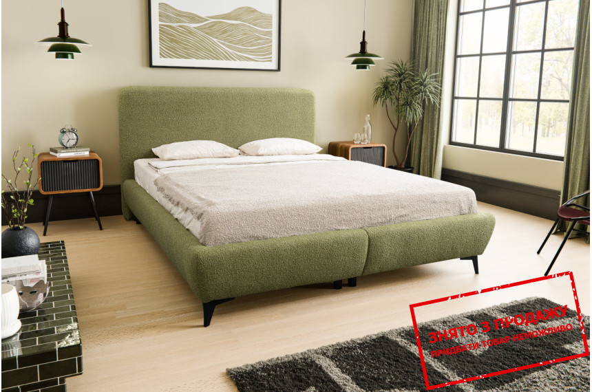 Ліжко (з основою під матрац) Perfect Home Елена / Elena 160x200 з м'яким ізголів'ям двоспальне