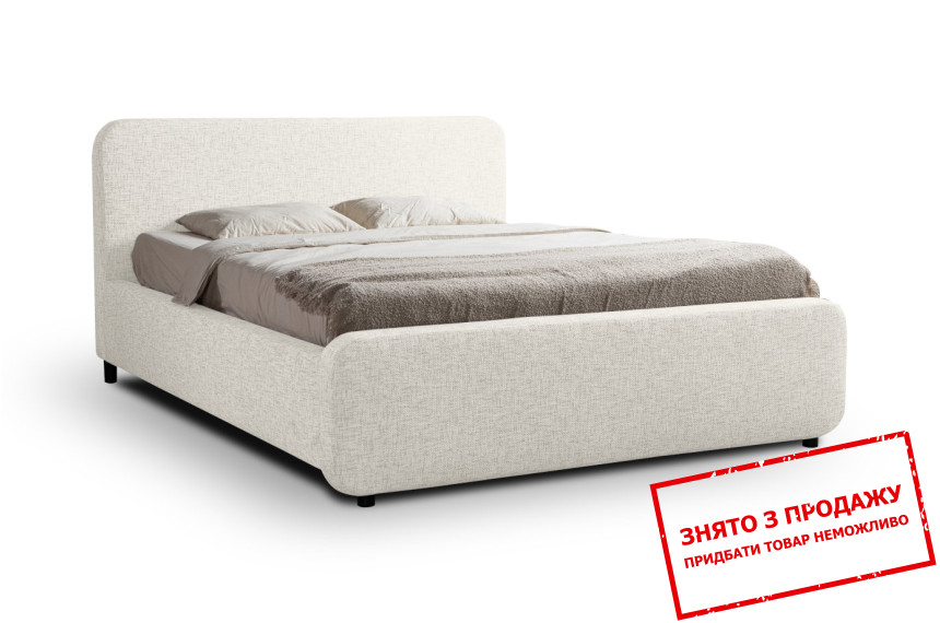 Ліжко (з основою під матрац) Perfect Home Хоган / Hogan 160x200 з м'яким ізголів'ям двоспальне