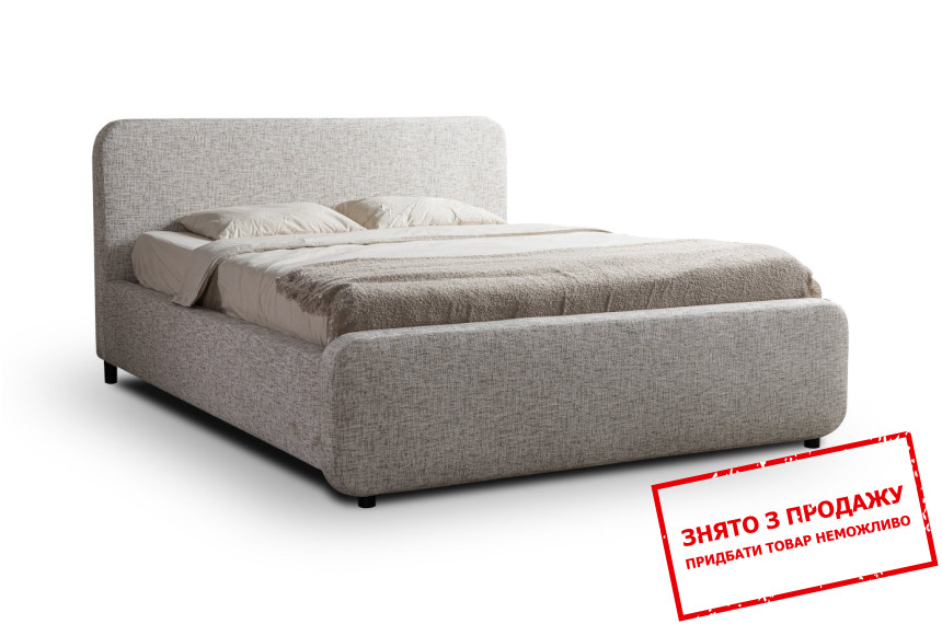Ліжко (з основою під матрац) Perfect Home Хоган / Hogan 180x200 з м'яким ізголів'ям двоспальне