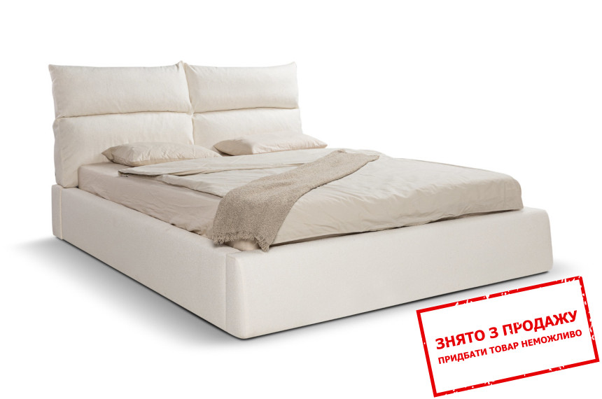 Ліжко (з основою під матрац) Perfect Home Малібу / Malibu 160x200 з м'яким ізголів'ям двоспальне