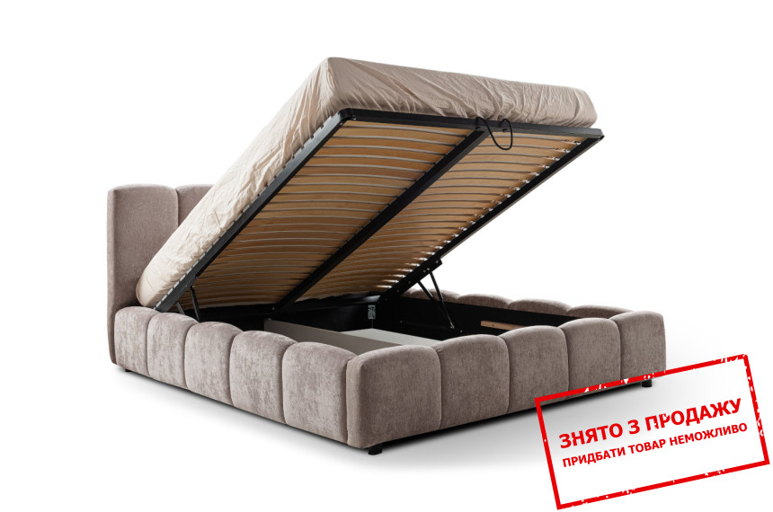 Ліжко (з підйомним механізмом) Perfect Home Нубія / Nubia 160x200 з м'яким ізголів'ям двоспальне