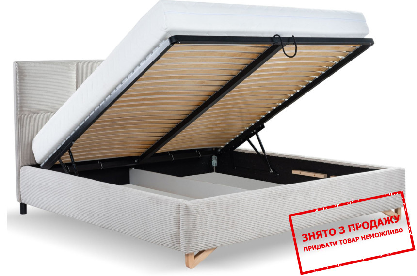 Ліжко (з підйомним механізмом) Perfect Home Софія / Sofia 160x200 з м'яким ізголів'ям двоспальне