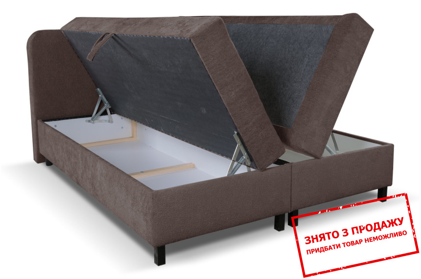 Ліжко (з подвійним підйомним механізмом та матрацом) Perfect Home Віва Покет / Viva Pocket 160x200 з м'яким ізголів'ям двоспальне