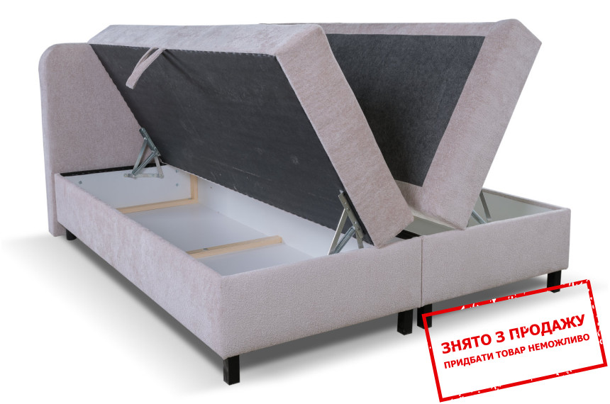 Ліжко (з подвійним підйомним механізмом та матрацом) Perfect Home Віва Спрінг Бонел / Viva Spring Bonell 160x200 з м'яким ізголів'ям двоспальне