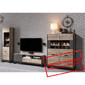 Стінка Perfect Home Арден / Arden Дуб санд гранж/м...