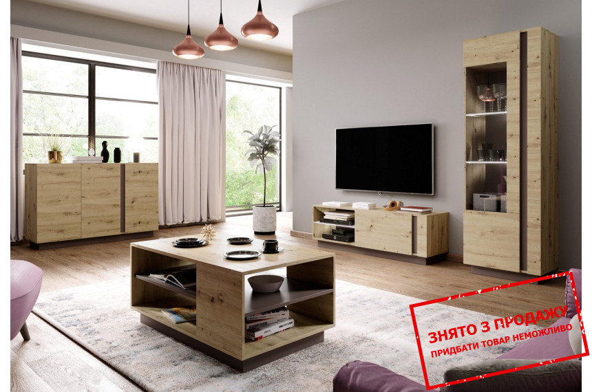 Стінка Perfect Home Арко / Arco C Дуб артизан/графіт