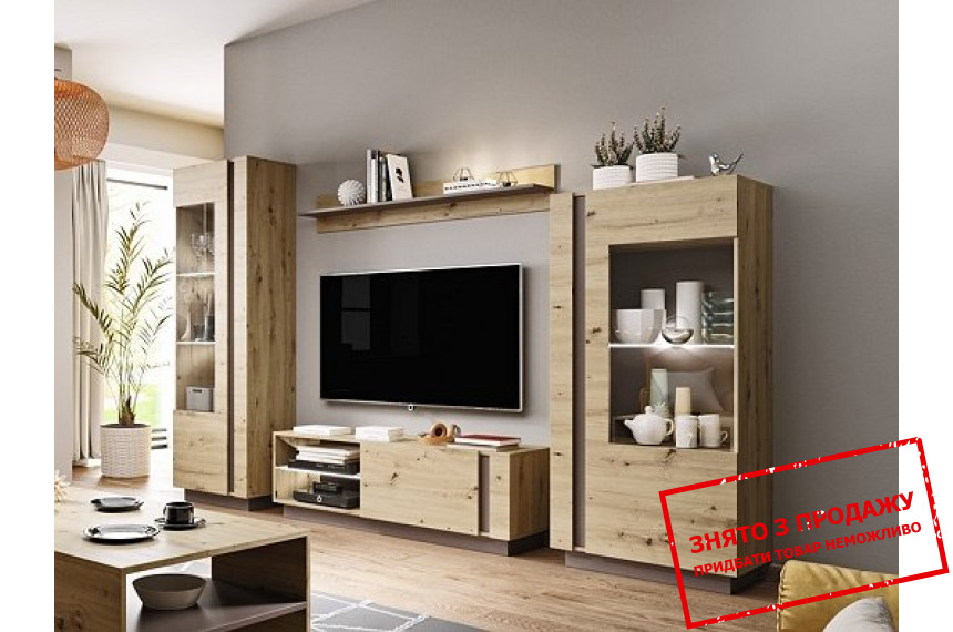 Стінка Perfect Home Арко / Arco Дуб артизан/графіт