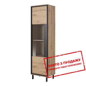 Вітрина висока Nest 1-дверна 1D1W/52 Дуб артизан/а...