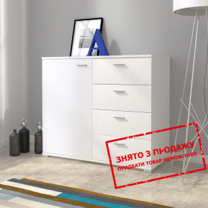 Комод ЕУ / EU Perfect Home 100 1-дверний з 4 шухля...