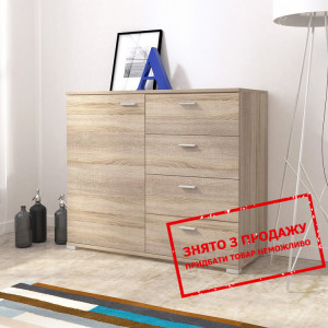 Комод ЕУ / EU Perfect Home 100 1-дверний з 4 шухля...