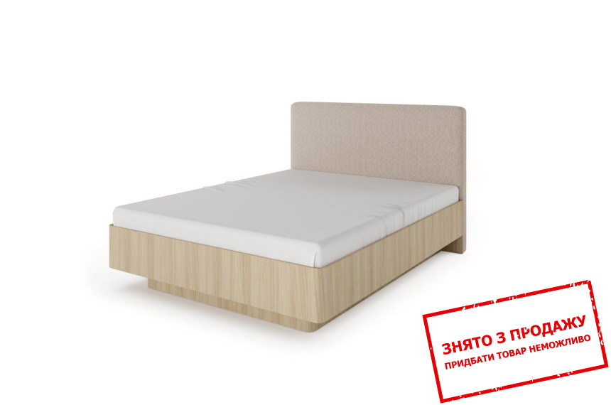 Ліжко (каркас) Perfect Home Вікі / Viki 160 з м'яким ізголів'ям двоспальне Дуб бариста