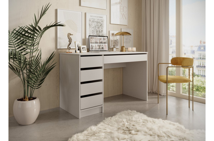 Стіл туалетний письмовий Perfect Home Ада / Ada 5S/120 з 5 шухлядами Кашемір