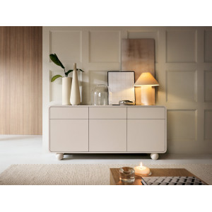 Комод Perfect Home Альбіон / Albion KSZ160 3-дверний з 3 шухлядами Кашемір