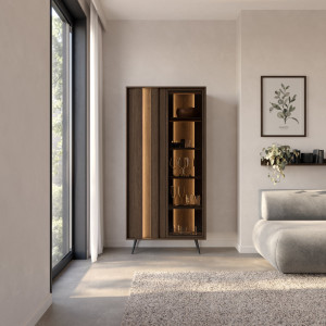 Вітрина з підсвіткою Perfect Home Амаро / Amaro 2D...