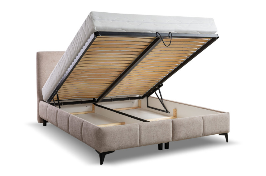 Ліжко (з підйомним механізмом) Perfect Home Атена / Atena 160x200 з м'яким ізголів'ям двоспальне