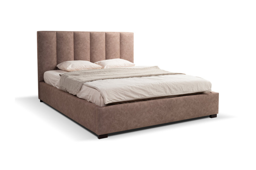 Ліжко (з основою під матрац) Perfect Home Хуго / Hugo 160x200 з м'яким ізголів'ям двоспальне