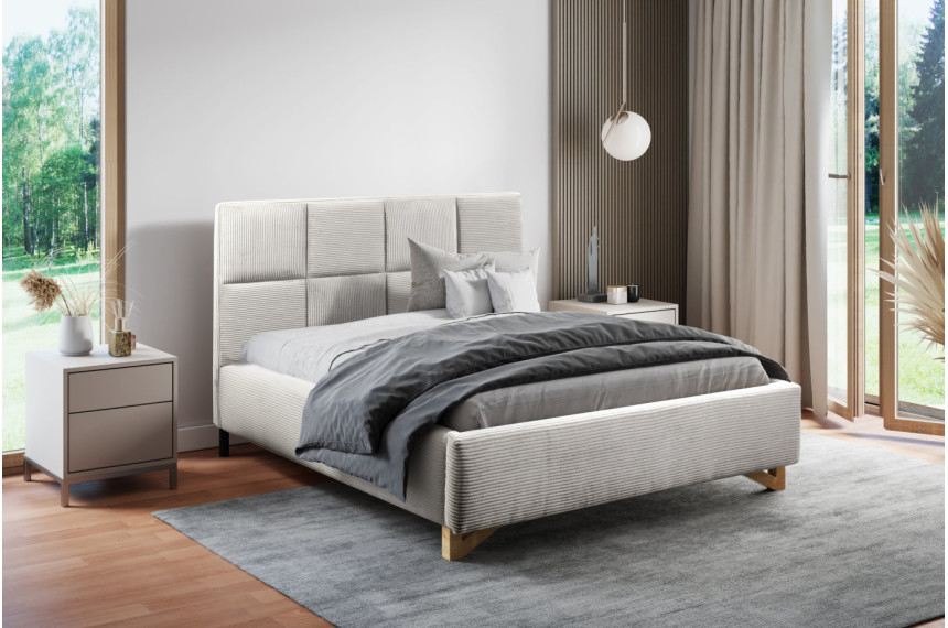 Ліжко (з основою під матрац) Perfect Home Софія / Sofia 160x200 з м'яким ізголів'ям двоспальне