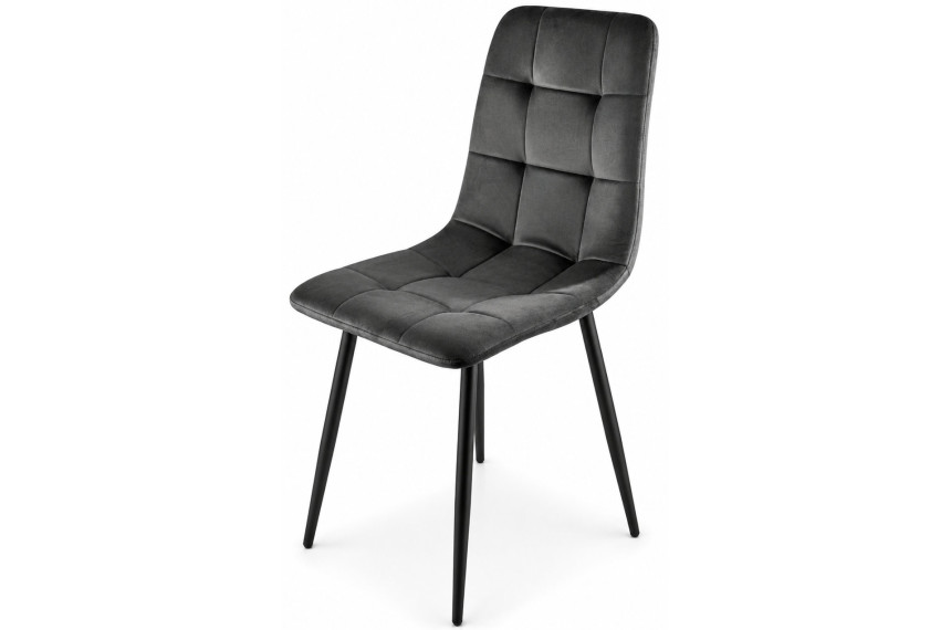 Стілець/крісло для туалетного столика PM-003 Perfect Home Україна Графіт Sic Velluto 19 Graphite