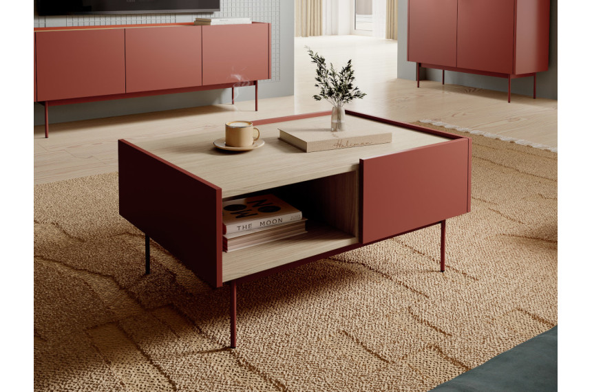 Стіл журнальний Perfect Home Колор / Color L97 Керамік ред
