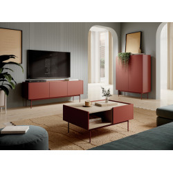 Модульна вітальня Колор / Color Керамік ред Perfect Home Польща