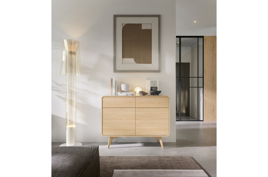 Комод Perfect Home Хеліон / Helion KSZ108 2-дверний з 2 шухлядами Дуб віченца