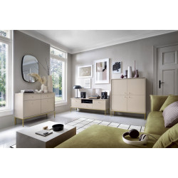 Модульна вітальня Моно / Mono беж пісочний Perfect Home Польща
