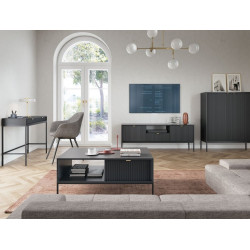 Модульна вітальня Нова / Nova чорний Perfect Home Польща