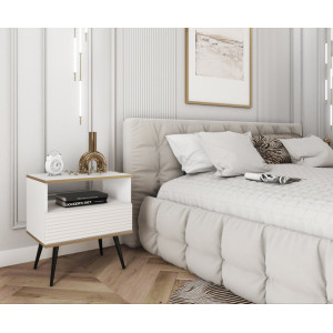 Тумба приліжкова Perfect Home Оро / Oro з 1 шухляд...