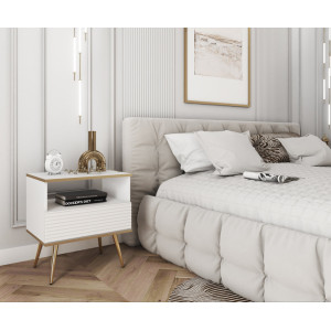 Тумба приліжкова Perfect Home Оро / Oro з 1 шухляд...