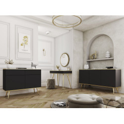 Модульна вітальня Оро / Oro Чорний Perfect Home Польща