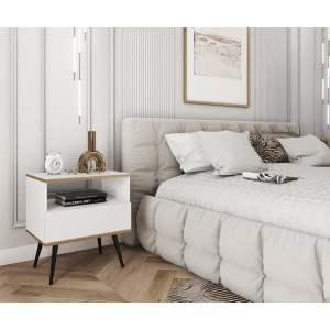 Тумба приліжкова Perfect Home Оро / Oro з 1 шухляд...